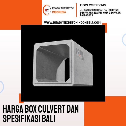Harga Box Culvert Dan Spesifikasi Bali